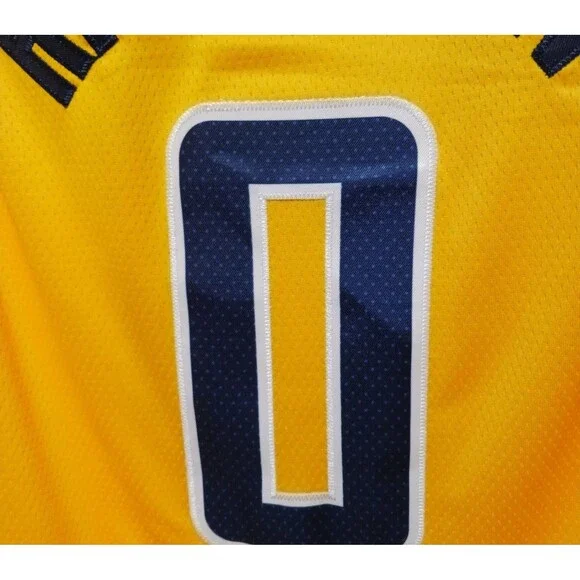 Tyrese Haliburton (Jordan)-(Pacers)-(Jersey)-(Yellow)-(Good Cond.)-(XL)-$110.00 - Picture 13 of 13